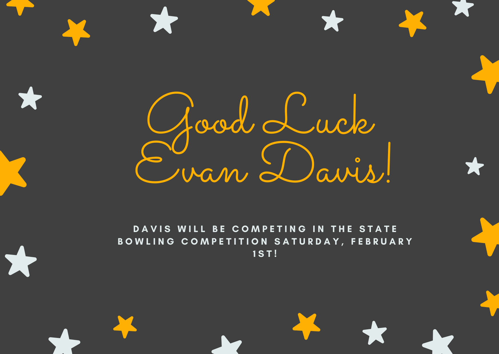 Good Luck Evan