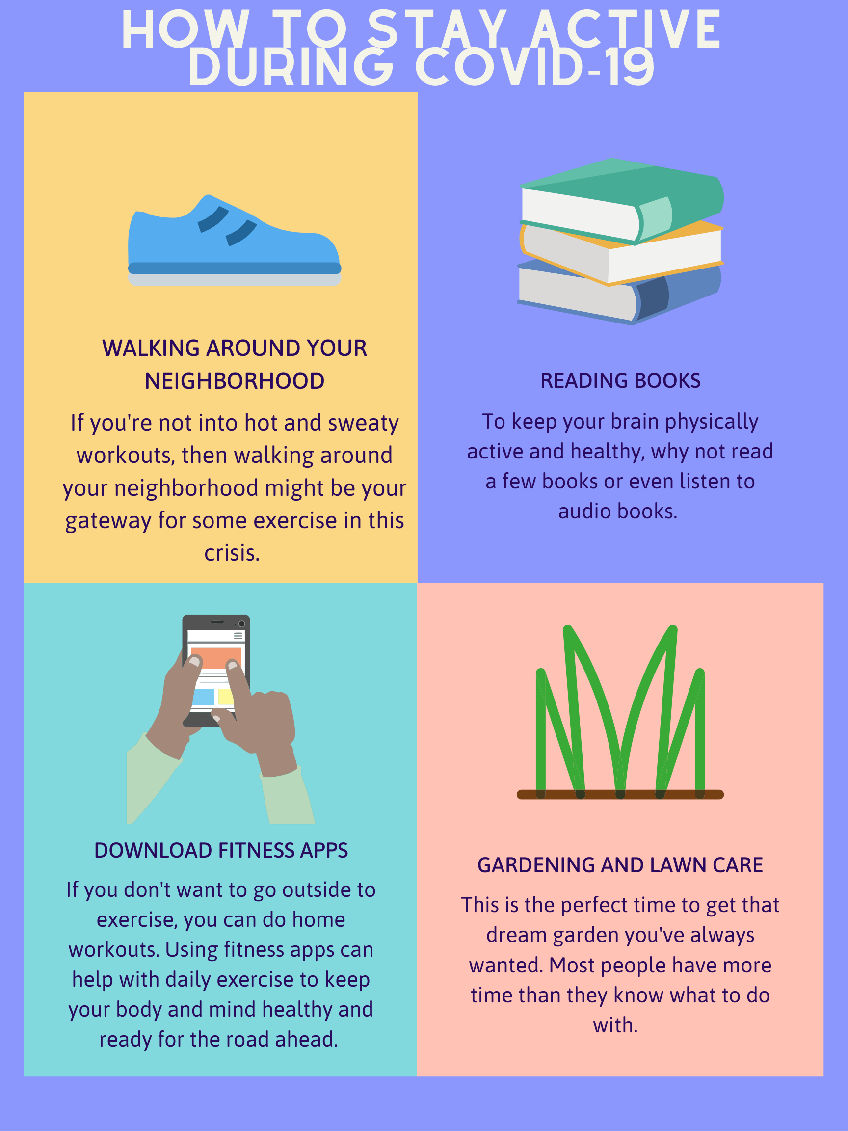 Staying active during COVID-19